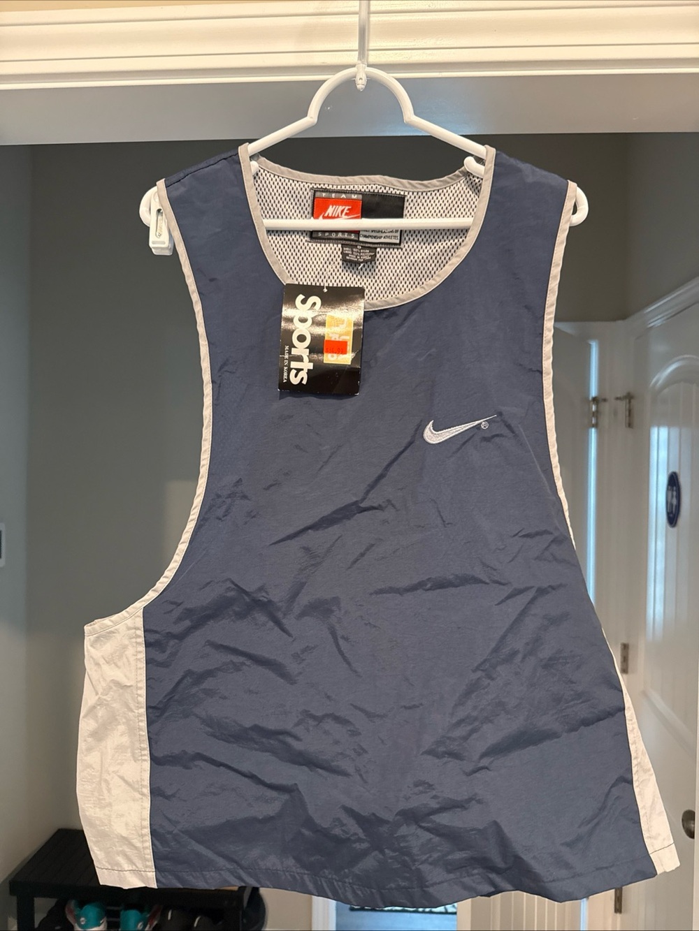 Nike Stock Men's Blue Jersey - Small